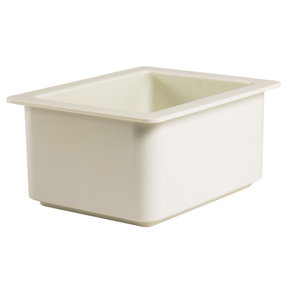Cambro ColdFest&reg; White Half Size Cold Food Pan, 6" H