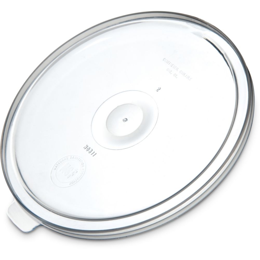 Carlisle Lid For 0.6/1.2 Qt Classic&trade; Crocks, Clear