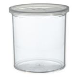 Carlisle Classic&trade; Crock w/ Lid, Clear, 1.2 Qt
