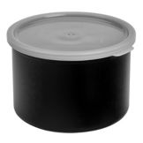 Cambro Black 1.5 Qt Crock w/ Lid