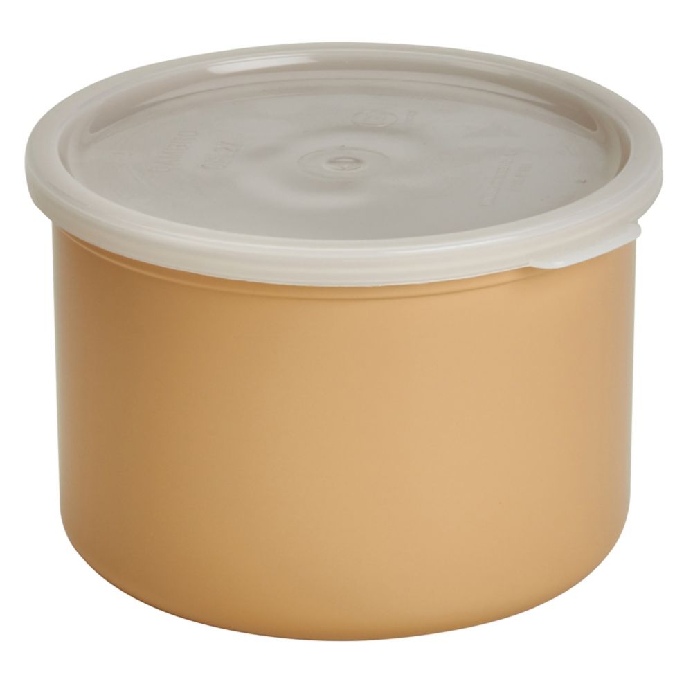 Cambro Beige 1.5 Qt Crock w/ Lid