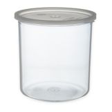 Carlisle Classic&trade; Crock w/ Lid, Clear, 2.7 Qt