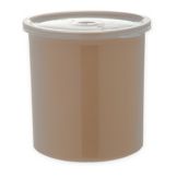 Carlisle Classic&trade; Crock w/ Lid, Beige, 1.2 Qt