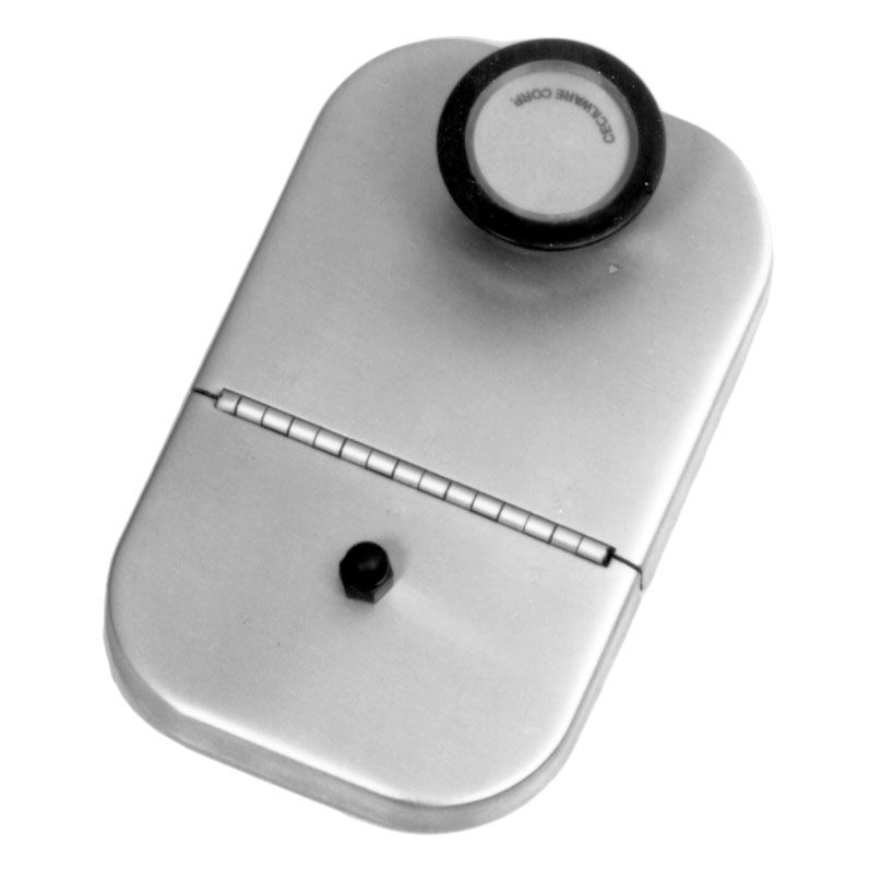 S/S Hinged Cover w/ Plastic Knob for Fountain Jar