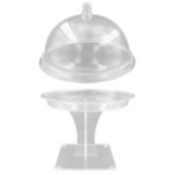 Cal-Mil&reg; Sample Pedestal w/Tray and Dome Cover Set