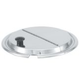 Vollrath S/S 11-7/16" Hinged Inset Cover w/ Kool-Touch Knob