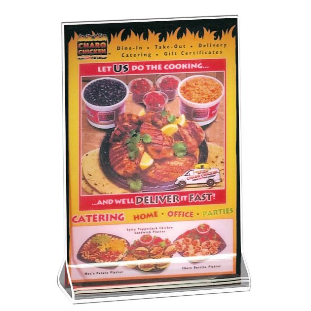 Cal-Mil&reg; 4.5" x 6.5" Menu and Card Holder