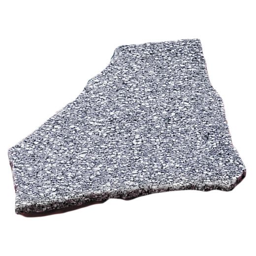 Cal-Mil 15" x 12" Black Ice X-Stone Tray