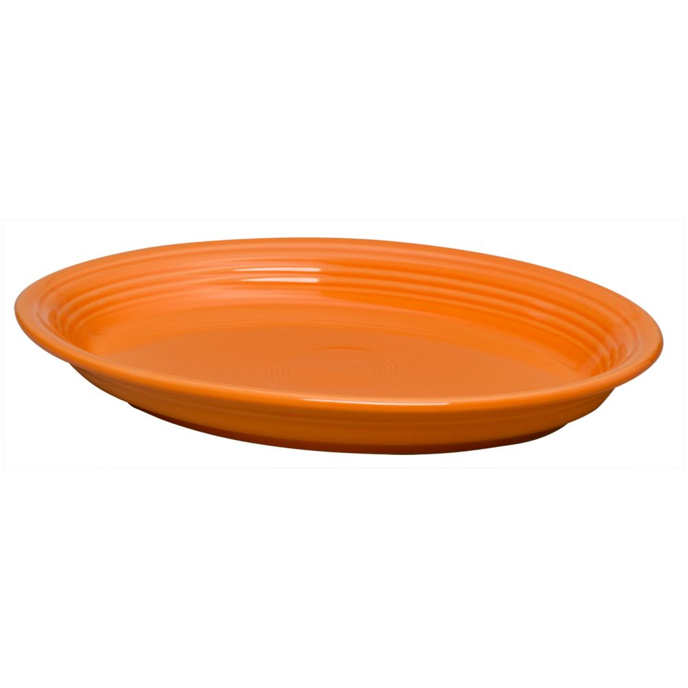 Homer Laughlin China Fiesta&reg; Tangerine 13-5/8" Oval Platter