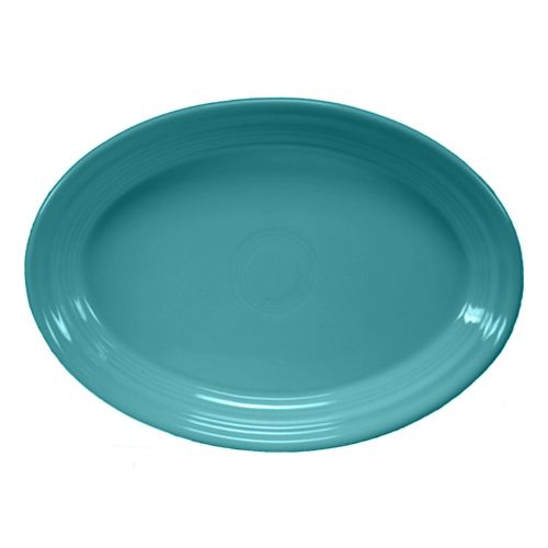 Homer Laughlin Fiesta&reg; Turquoise 9-5/8" Oval Platter
