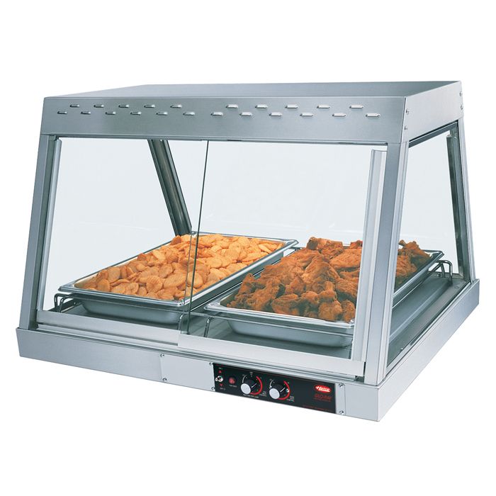 Hatco Glo-Ray&reg; Single Shelf 2-Pan Heated Display Case