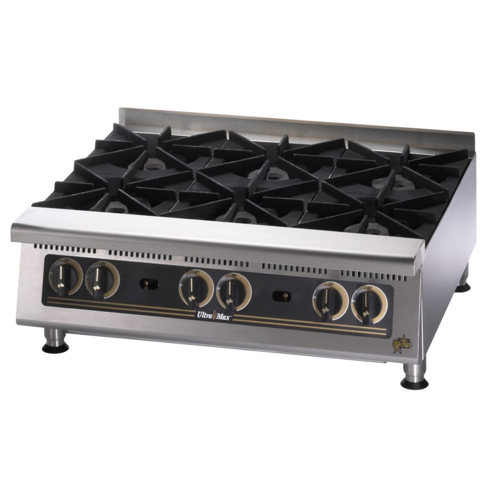 Star&reg; Mfg Ultra-Max&reg; 36" Wide Gas Hot Plate