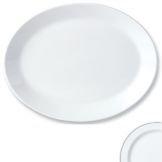 Steelite Performance Simplicity Black Line 10" Oval Coupe Platter