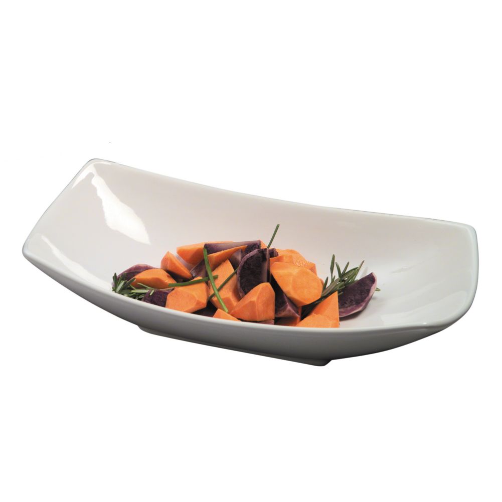 American Metalcraft White Ceramic Squoval&trade; 48 Oz. Bowl