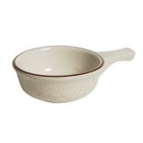 Tuxton&reg; 10 Oz. Brown Speckle French Casserole Dish