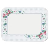 Dinex&reg; Garden Trellis Linen Embossed Cover for 14 x 18" Tray