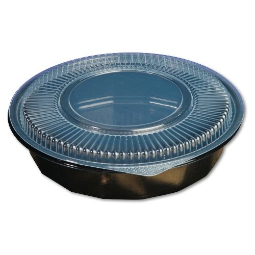 Genpak Black Microwave Safe Bowl, 48 Oz.