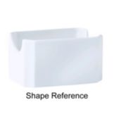 Steelite Distinction No. 7 Vogue White Sugar Packet Holder