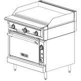 Vulcan Hart V Series Heavy Duty 36" Gas Range