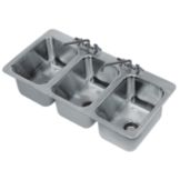 Advance Tabco 10x14x10in. 3 Compartment Drop-In Sink, DI-3-10-1X