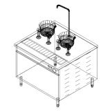 Cleveland Range Electric Kettle/Cabinet Assembly