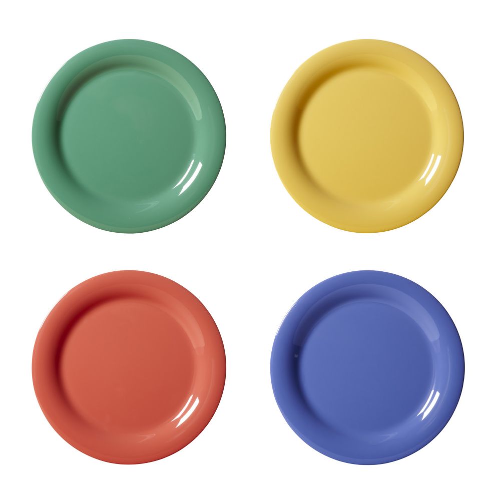G.E.T. Diamond Mardi Gras&trade; Mixed Colors 6-1/2" Plate