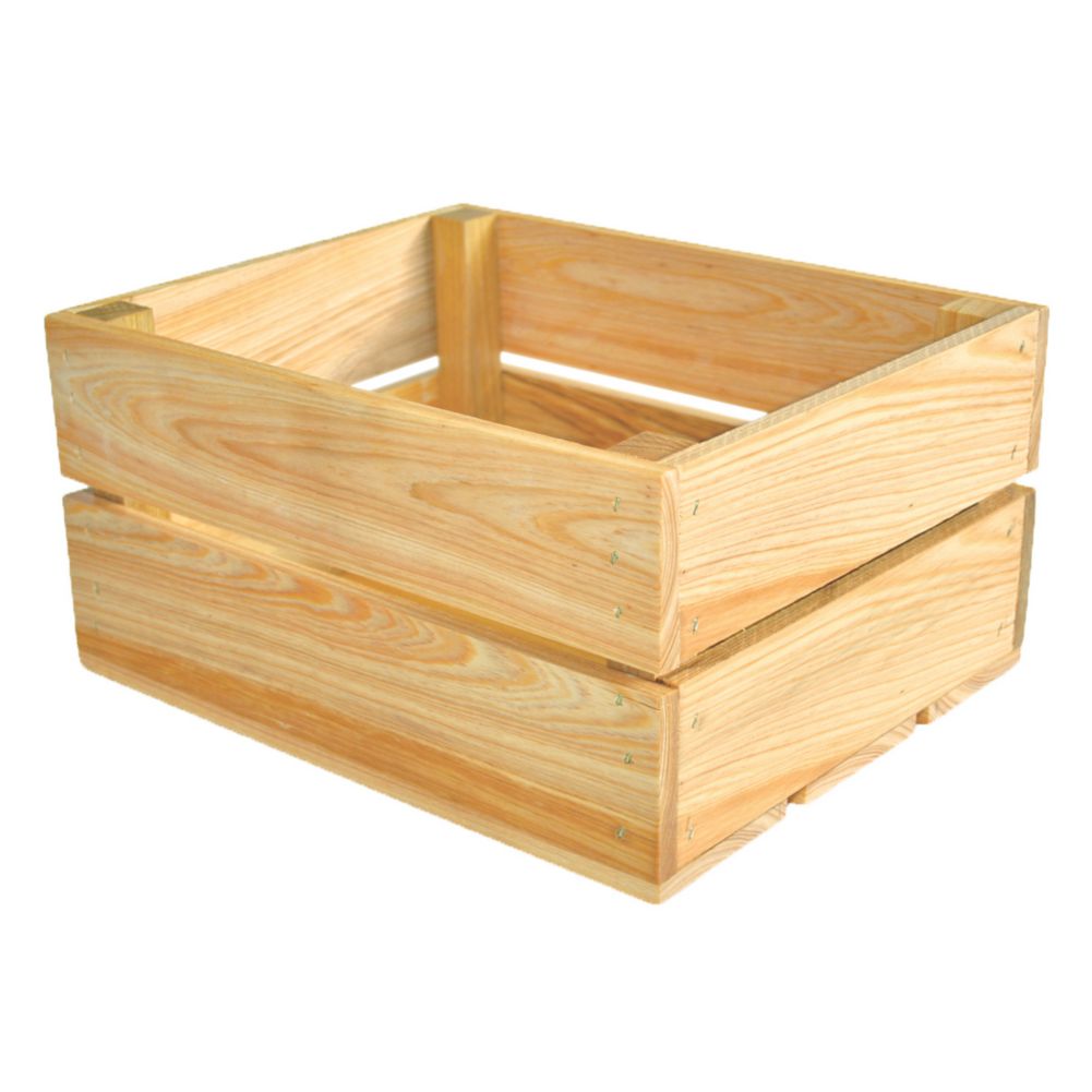 Crate Farm Raw Peck Orchard Crate 12-1/4" x 9-1/2" x 6"