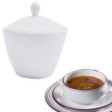Steelite Simplicity Cabernet Madison Covered Sugar Pot