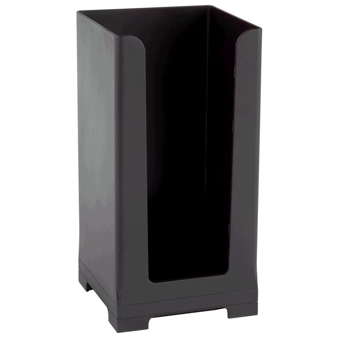 Espresso Supply 8" Black Snap Bin
