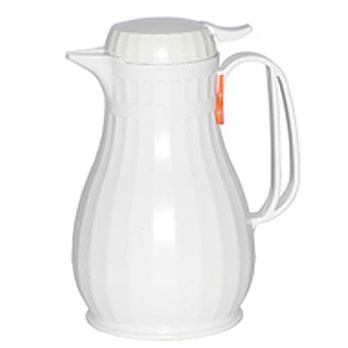 Service Ideas Eco Serv&reg; White Plastic 44 oz Insulated Server