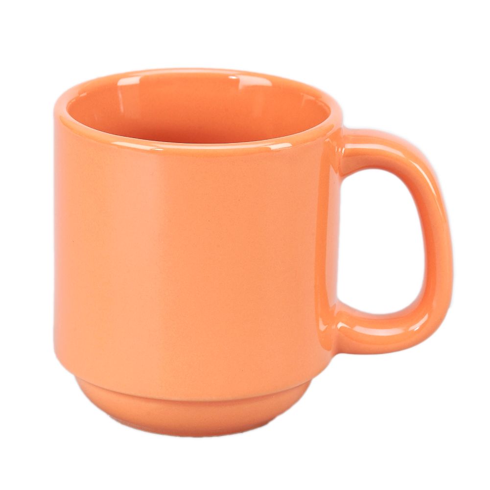 Vertex&reg; Vista Collection Orange 10 Oz Stackable Summit Mug