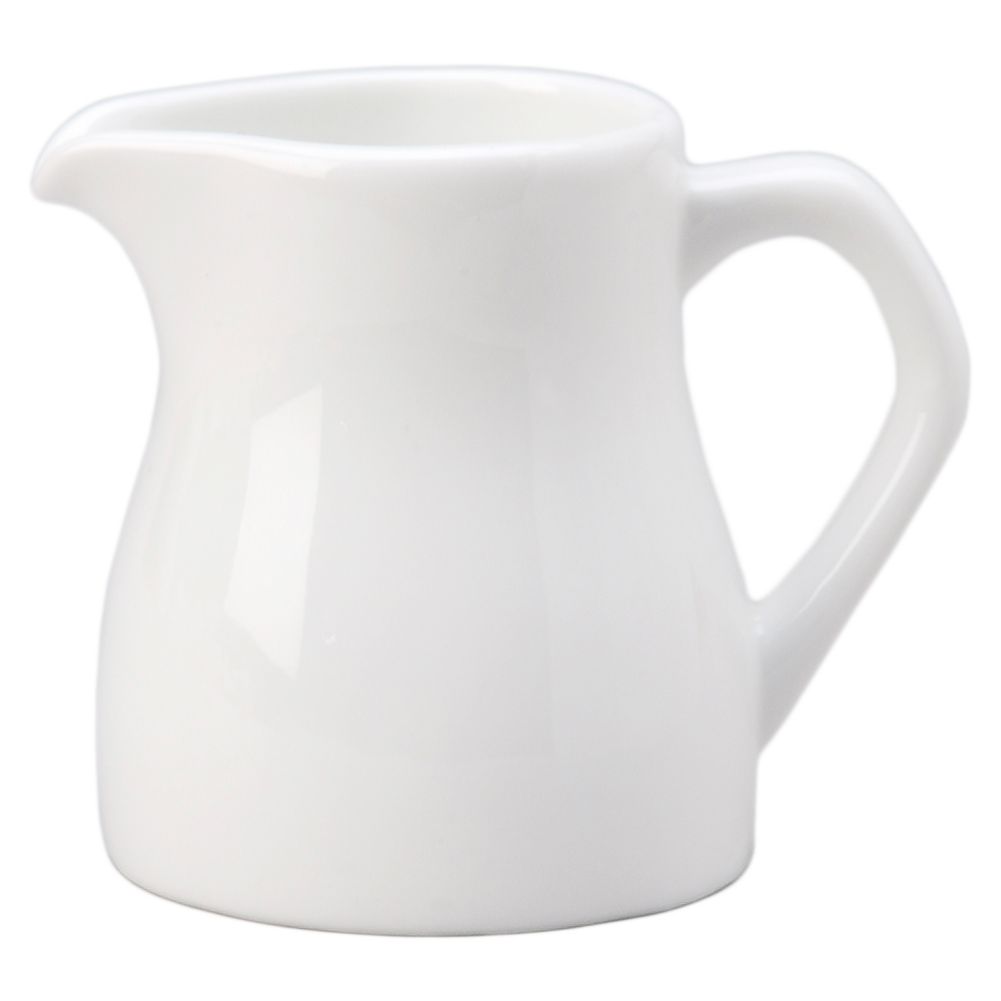 Vertex&reg; China Rubicon Undecorated White 5.5 Oz. Creamer