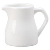 Vertex&reg; China Rubicon Undecorated White 5.5 Oz. Creamer