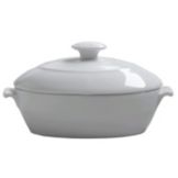 Steelite Rene Ozorio Aura Gourmet Medium 4-1/4 Oz Oval Bowl with Lid