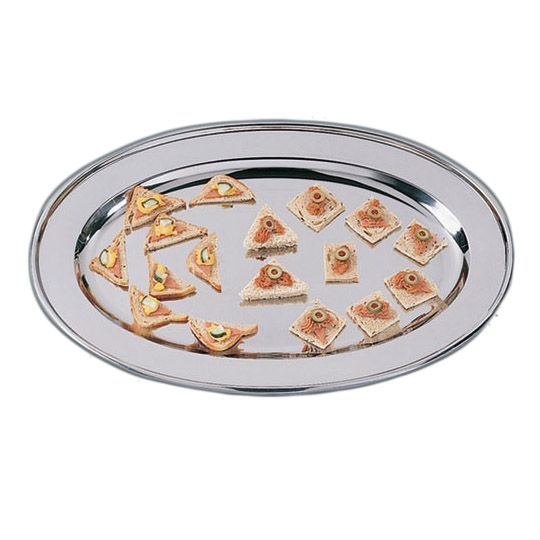 American Metalcraft 12" Oval S/S Platter