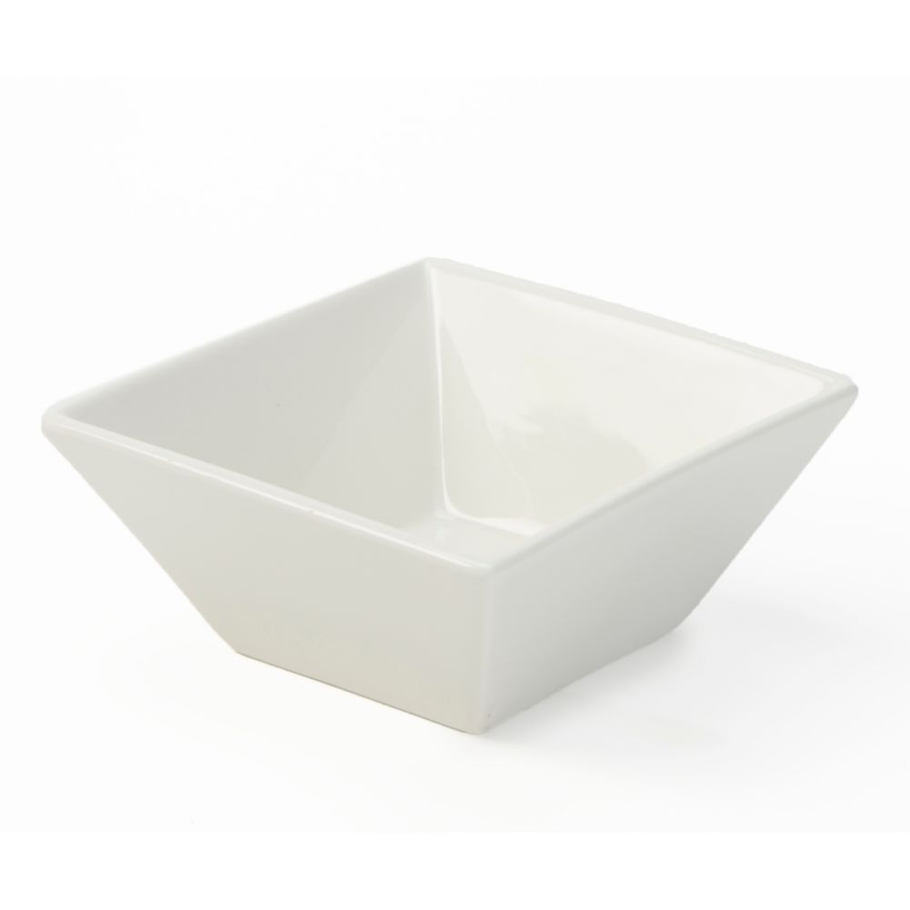 American Metalcraft White 6" Square Porcelain Bowl