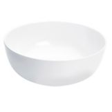 Gourmet Display&reg; 15" White Melamine Round Bowl
