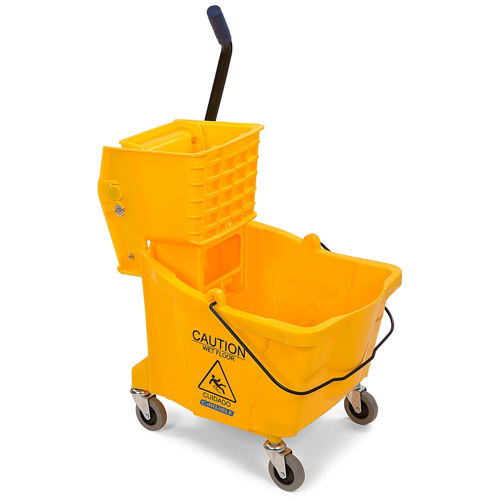 Yellow 36-35 Qt Combo Bucket / Wringer w/ Side Press