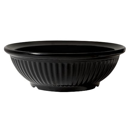 G.E.T. Geneva&trade; 1 Qt Black Melamine Bowl