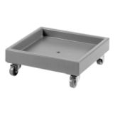 Cambro 22 W x 22 D x 8 H Camdolly&reg; for Dish Racks, Light Gray