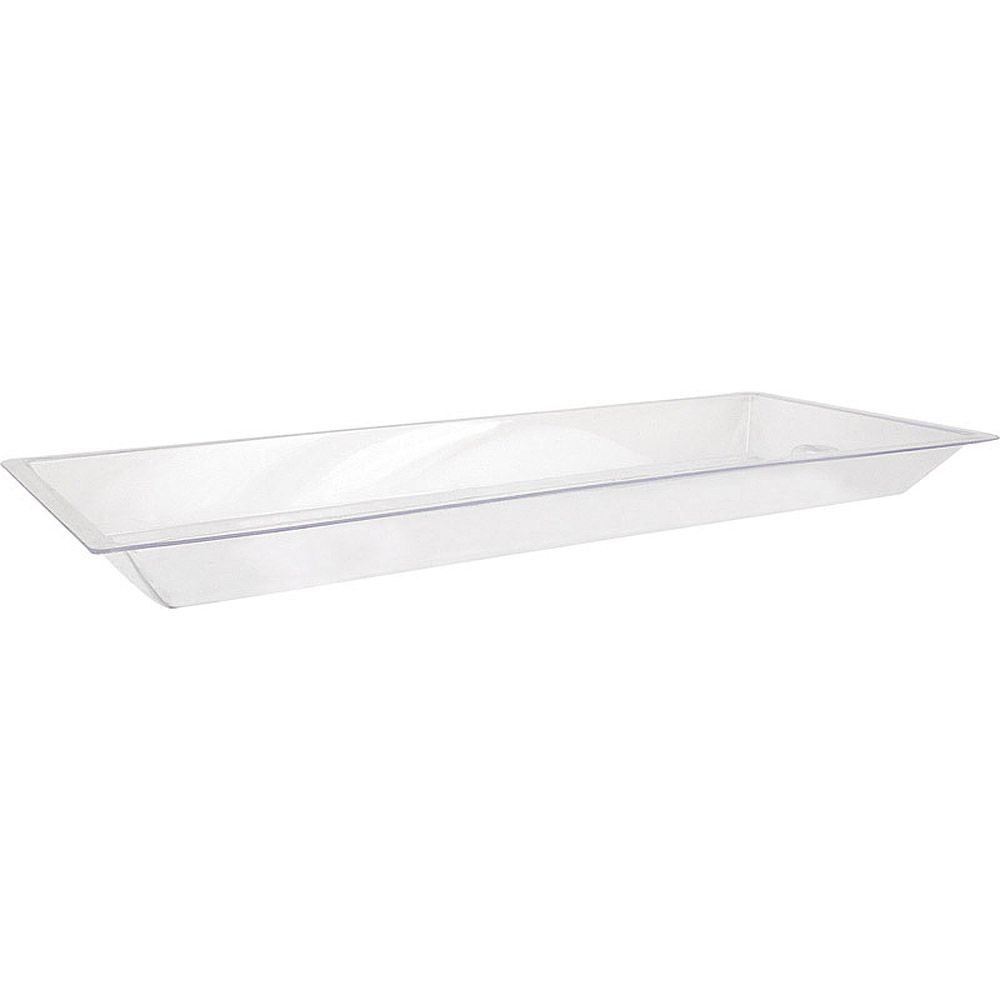 Buffet Enhancement 56X24 in. Acrylic Ice Display Tray W/Drain