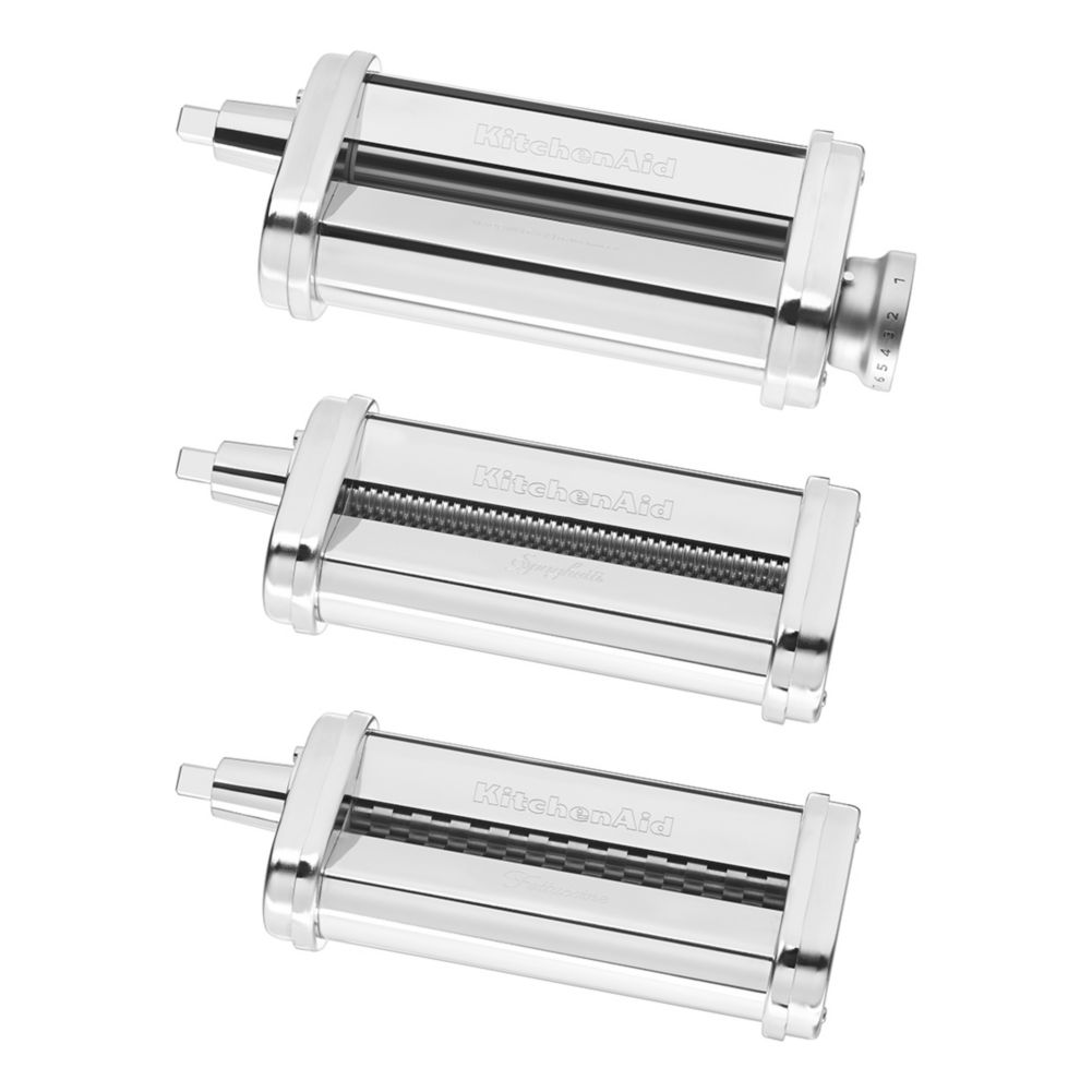 kitchenaid 5ksmpra pasta sheet roller and cutter set