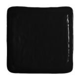 G.E.T. New Yorker&trade; Black 13-3/4" Square Melamine Plate