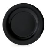G.E.T. Black Elegance&trade; Wide Rim 10-1/2" Melamine Plate