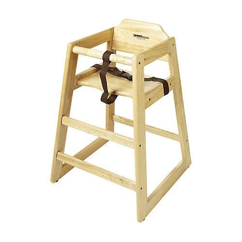 G.E.T. Natural Finish Wooden Stackable Hi-Chair