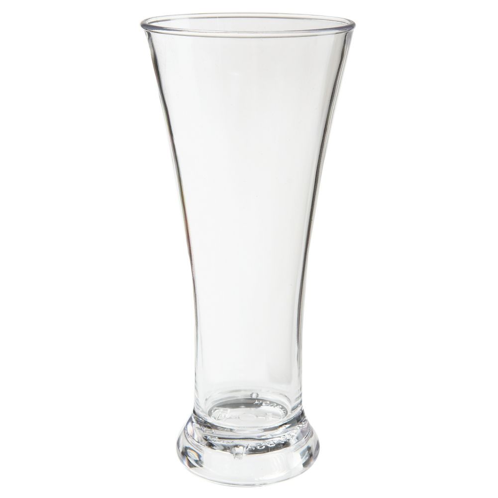 G.E.T. Specialty Drinkware Clear SAN Plastic 12 Oz Pilsner Glass