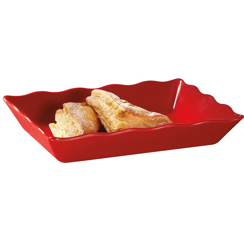 G.E.T. Red Sensation&trade; 13-3/4 x 9-1/2" Rectangular Platter