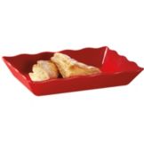 G.E.T. Red Sensation&trade; 13-3/4 x 9-1/2" Rectangular Platter