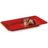 G.E.T. Red Sensation 15 x 8 Rectangular Plate