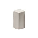 American Metalcraft Square White Ceramic Salt / Pepper Shaker Set